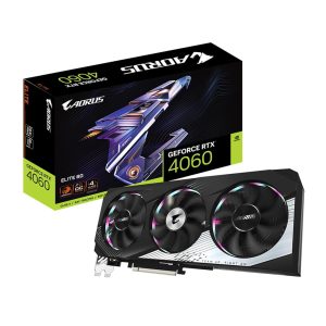 Gigabyte AORUS GeForce RTX 4060 ELITE 8GB 128-Bit GDDR6 Graphics Card