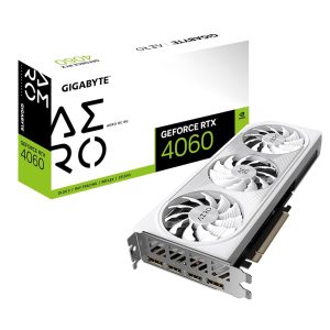 Gigabyte GeForce RTX 4060 AERO OC 8GB 128-Bit GDDR6 Graphics Card