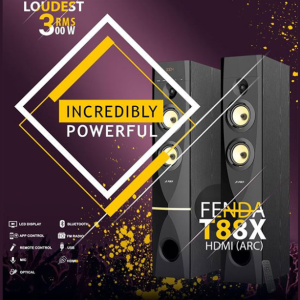 F&D T88X 300 W Bluetooth Tower Speaker karaoke compatible fenda audio