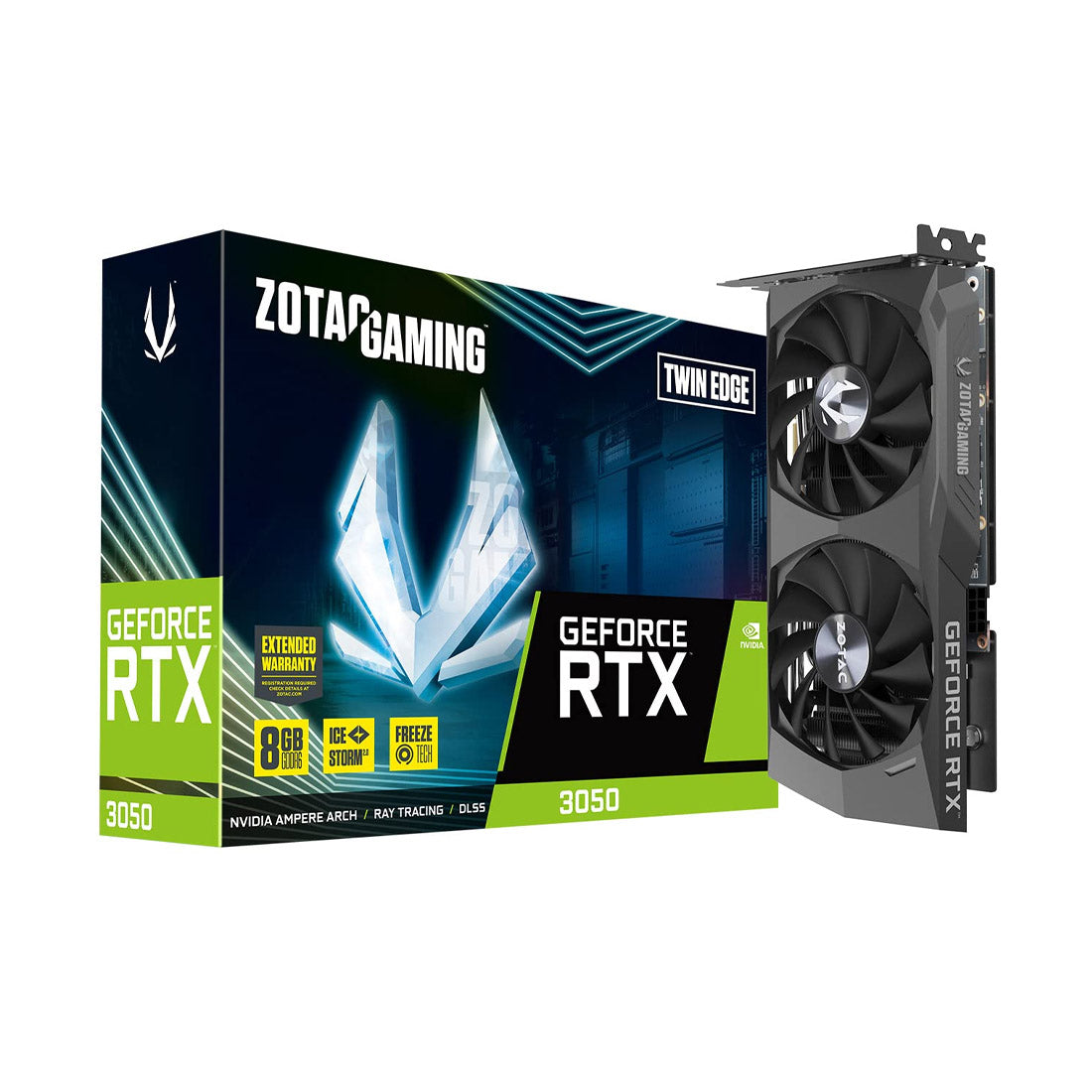 Zotac GeForce RTX 3050 Twin Edge 8GB GDDR6 128-Bit Graphics Card