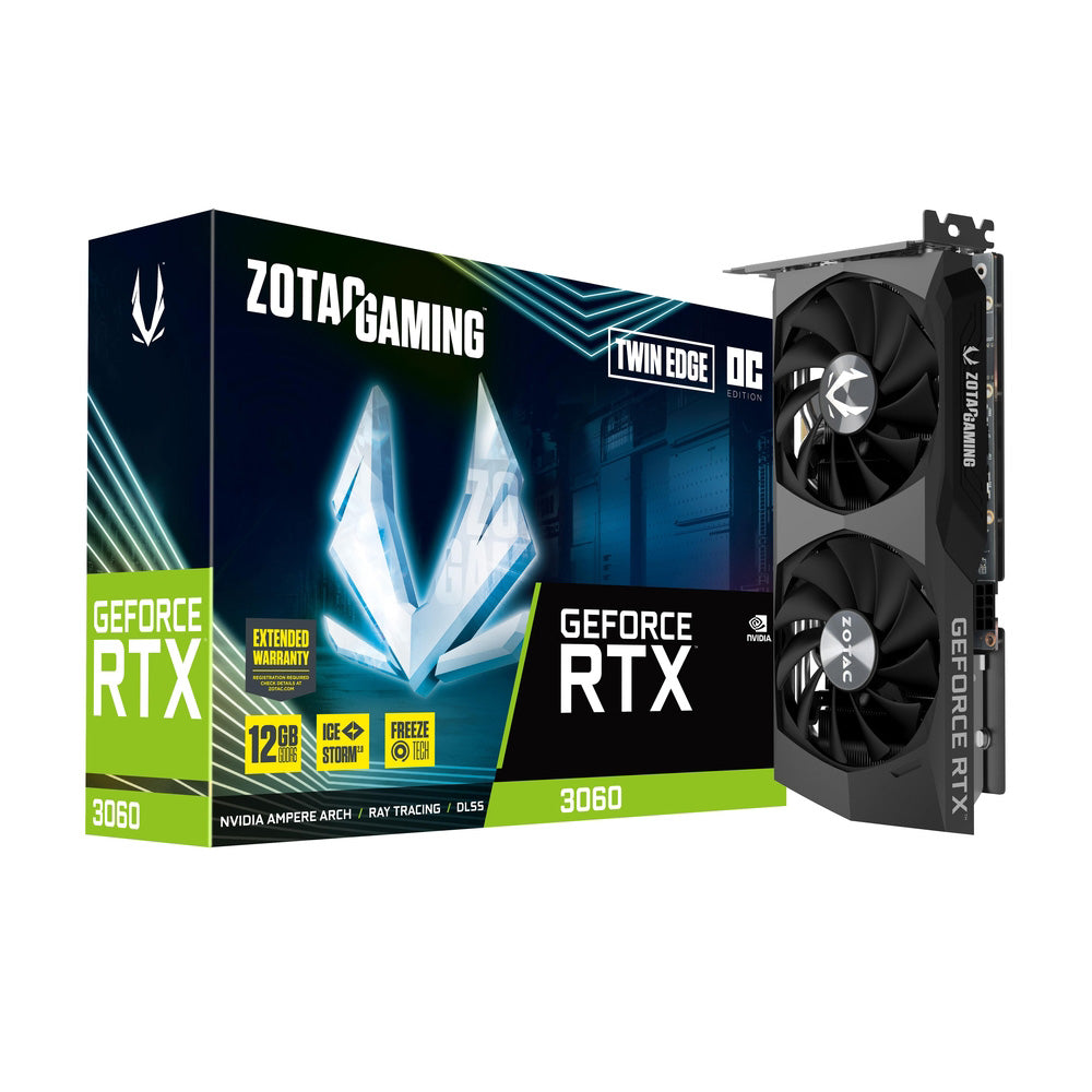 Zotac Gaming GeForce RTX 3060 Twin Edge OC 12GB GDDR6 192-Bit Graphics Card