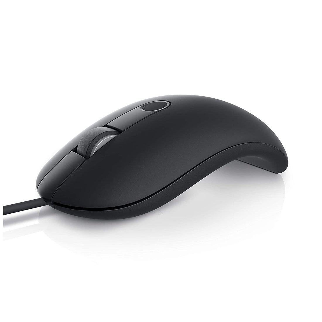 Dell MS819 Wired Optical USB Mouse with Integrated Fingerprint Reader for Enhanced Security