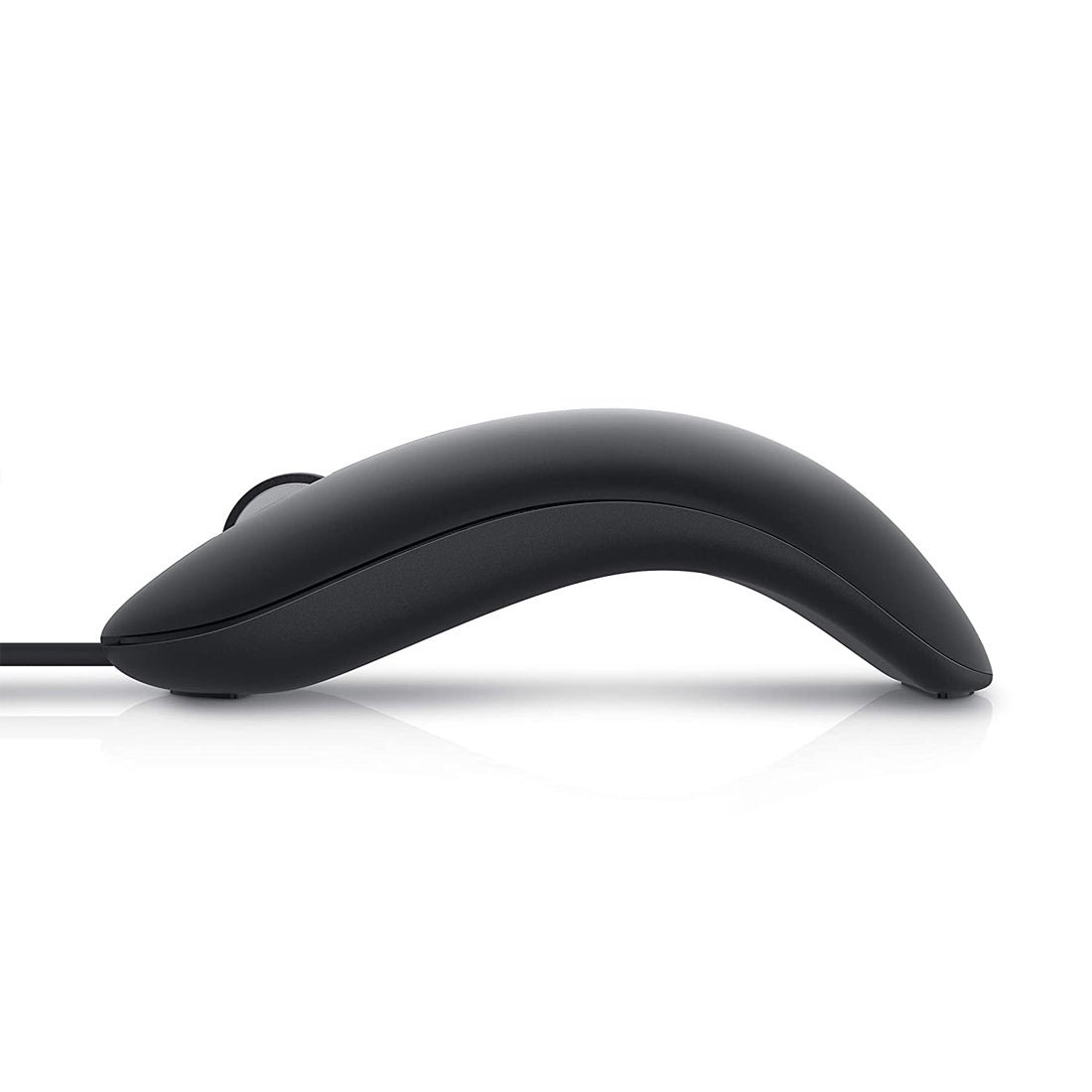 Dell MS819 Wired Optical USB Mouse with Integrated Fingerprint Reader for Enhanced Security