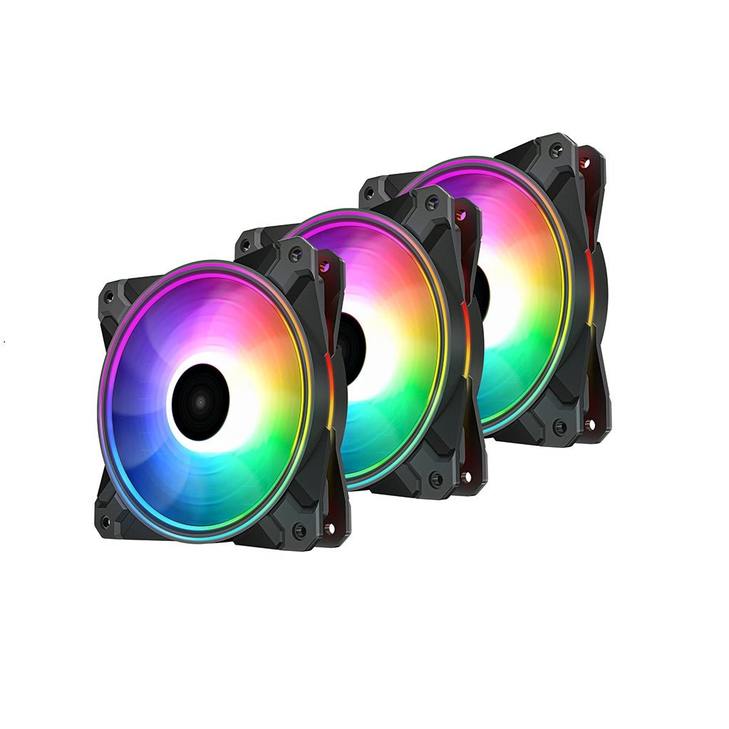 DeepCool CF120 BK 120mm Addressable RGB PWM Case Fan - Black