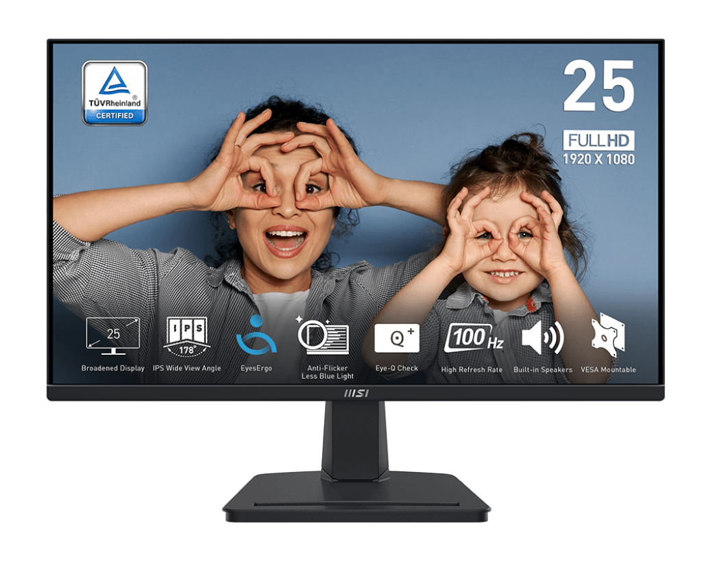 MSI PRO MP253 24.5-inch Full HD 100Hz IPS Professional Business Monitor