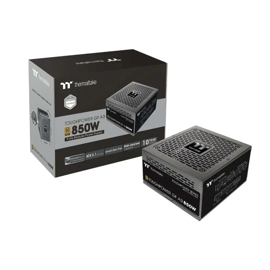 Thermaltake Toughpower GF A3 850W 80 Plus Gold Certified ATX 3.0 Fully Modular Power Supply Unit