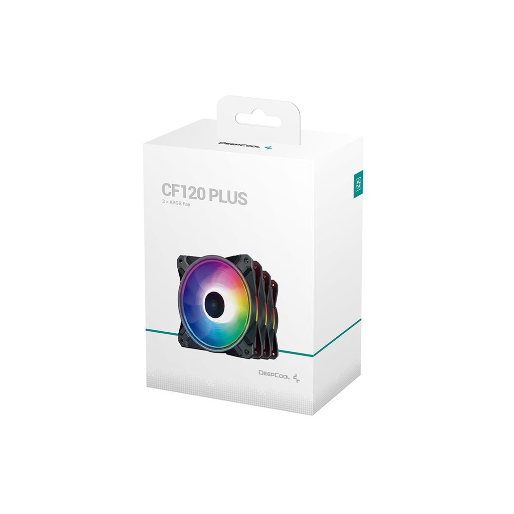 DeepCool CF120 BK 120mm Addressable RGB PWM Case Fan - Black