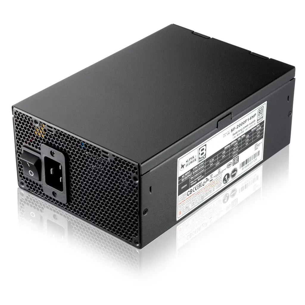 Super Flower Leadex Platinum 2000W 80+ Plus Efficiency Fully Modular ATX Power Supply Unit