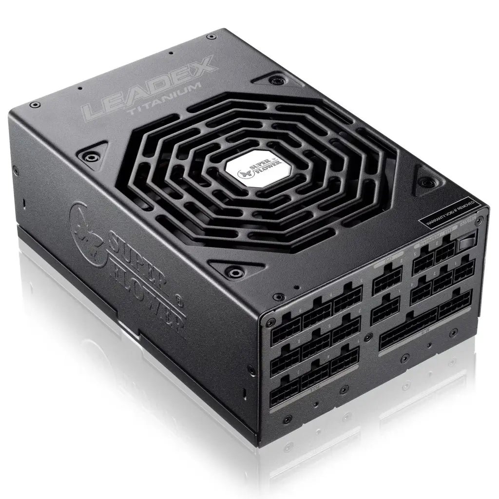 Super Flower Leadex Titanium 1600W 80+ Platinum Certified Fully Modular ATX 3.1 & PCIe 5.1 Power Supply