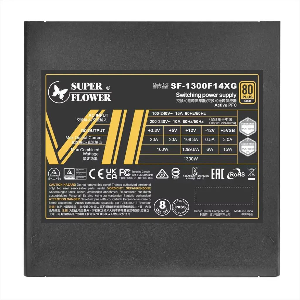 Super Flower Leadex VII XG 1300W 80+ Gold Fully Modular ATX 3.1 & PCIe 5.1 Power Supply