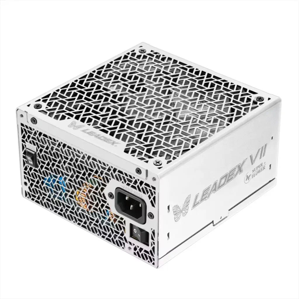 Super Flower Leadex VII XG 1300W 80+ Gold ATX 3.1 & PCIe 5.1 Fully Modular Power Supply - White Edition