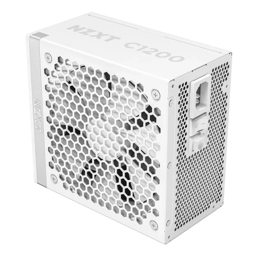 NZXT C1200 1200W 80 Plus Gold Fully Modular ATX 3.1 Power Supply Unit - White