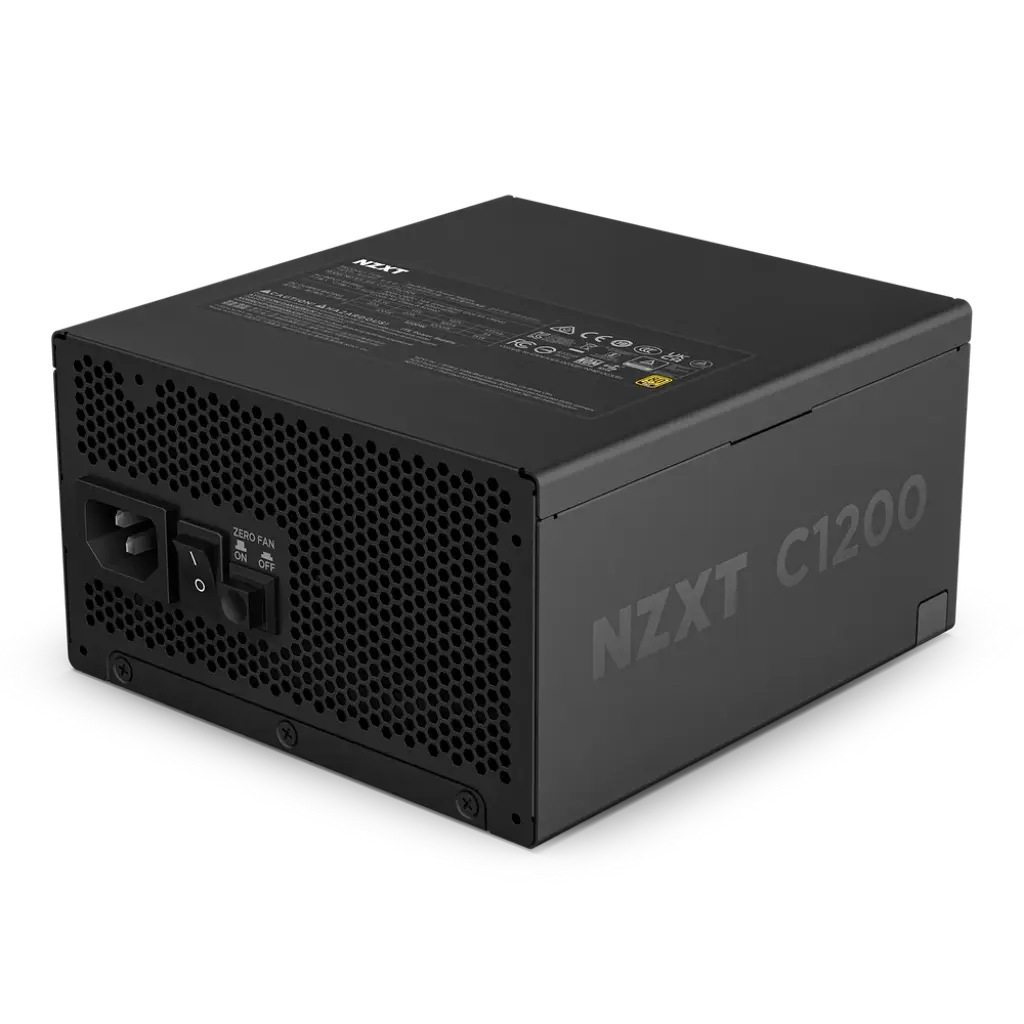 NZXT C1200 1200W 80 Plus Gold Fully Modular ATX 3.1 Power Supply Unit