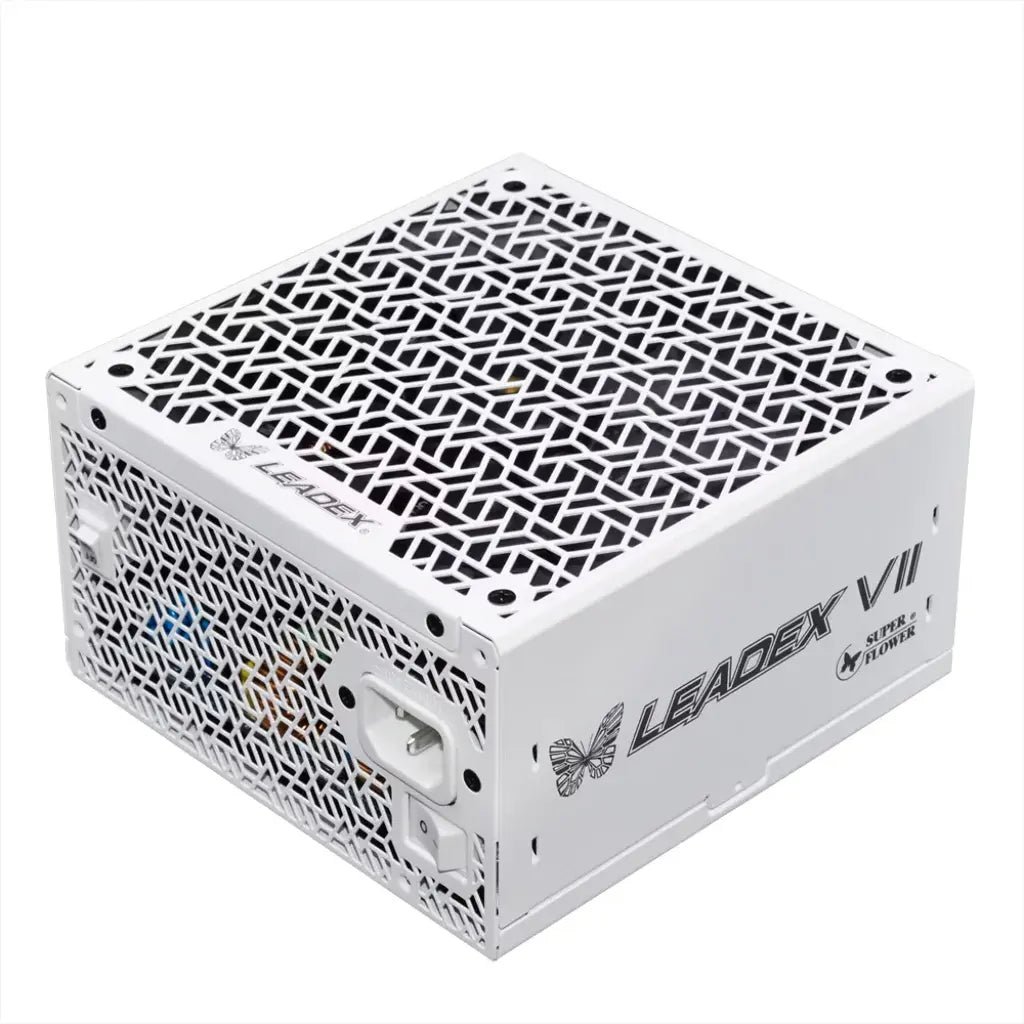 Super Flower Leadex VII Platinum PRO 1200W ATX 3.1 & PCIe 5.1 Fully Modular Power Supply - White Edition