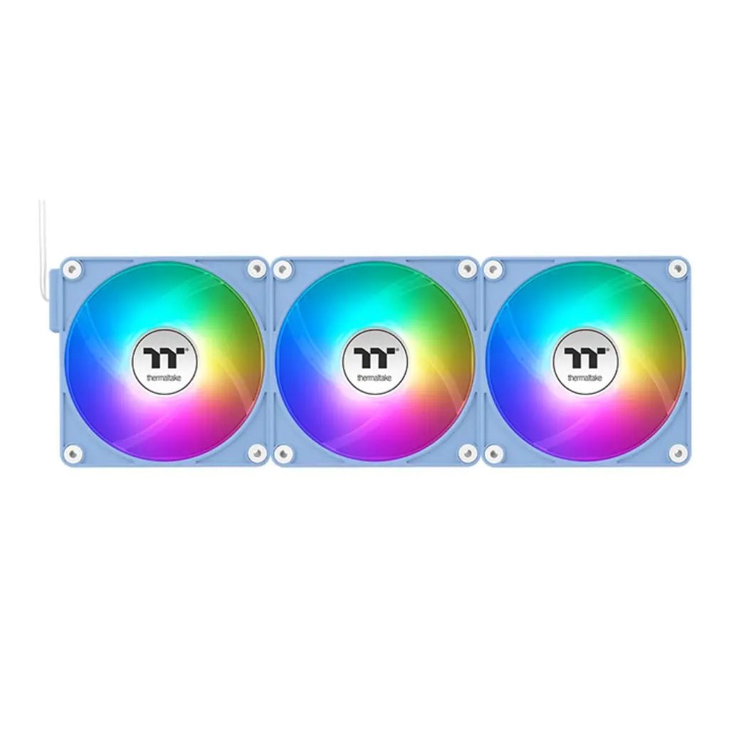 Thermaltake CT120 EX ARGB Sync 120mm PWM Cooling Fans - Hydrangea Blue Edition