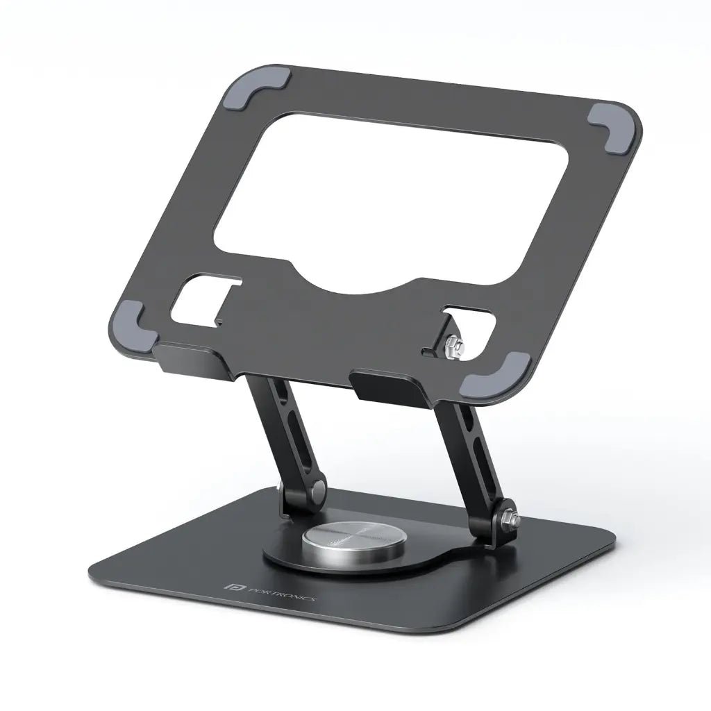 Portronics My Buddy A1 360-Degree Rotating Metal Stand for Tablets and Smartphones