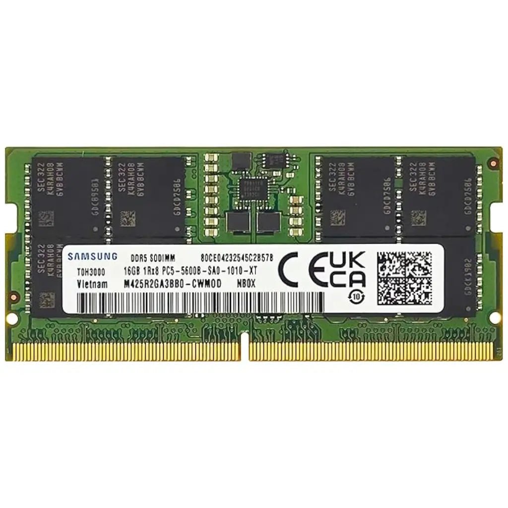 Samsung 16GB DDR5 5600MHz CL46 1Rx8 SODIMM Laptop Memory Module (Pulled)