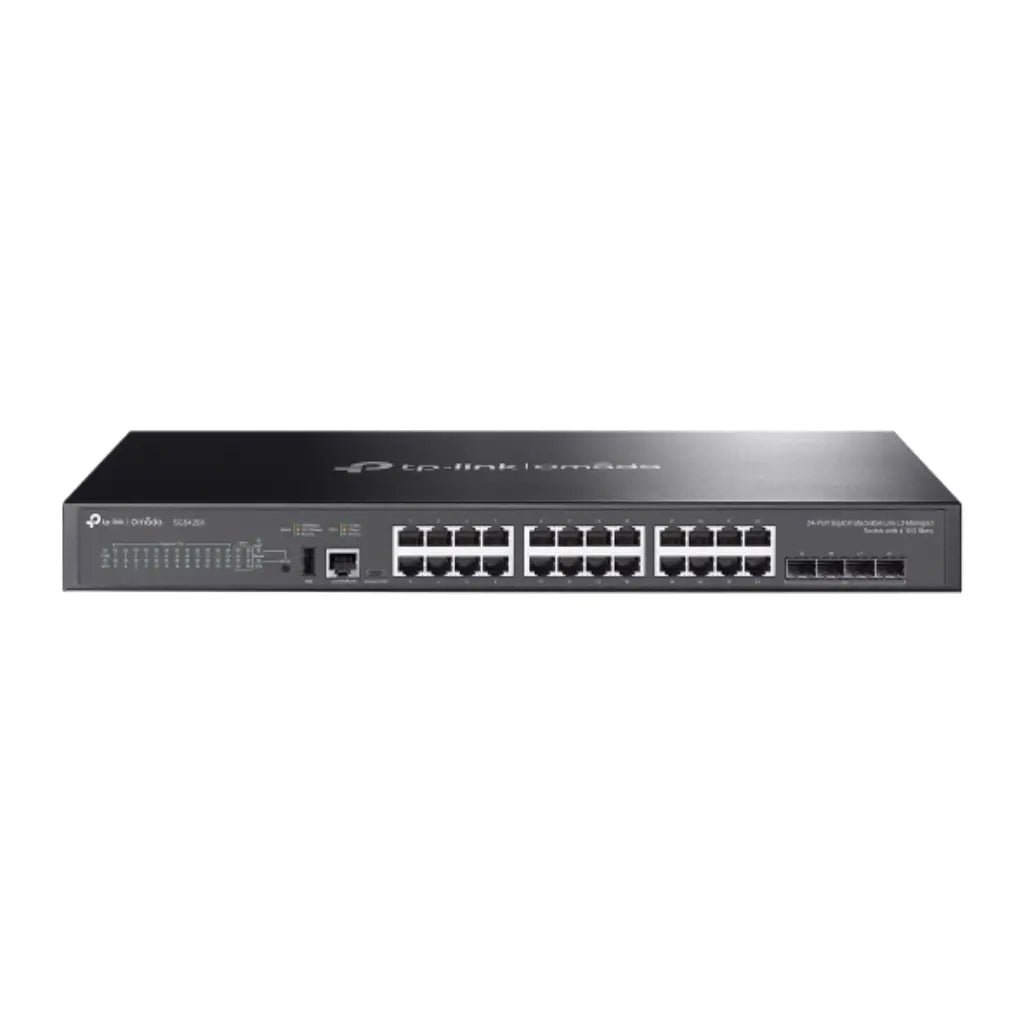 TP-Link Omada SG5428X 24-Port Gigabit L3 Managed Switch with 4x 10G SFP+ Uplinks and Stacking Capability