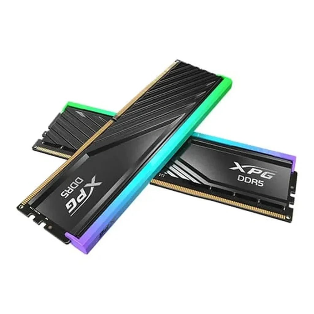 XPG LANCER BLADE RGB 32GB (2x16GB) DDR5 6000MHz CL34 Low-Profile Gaming Desktop RAM Kit - Black