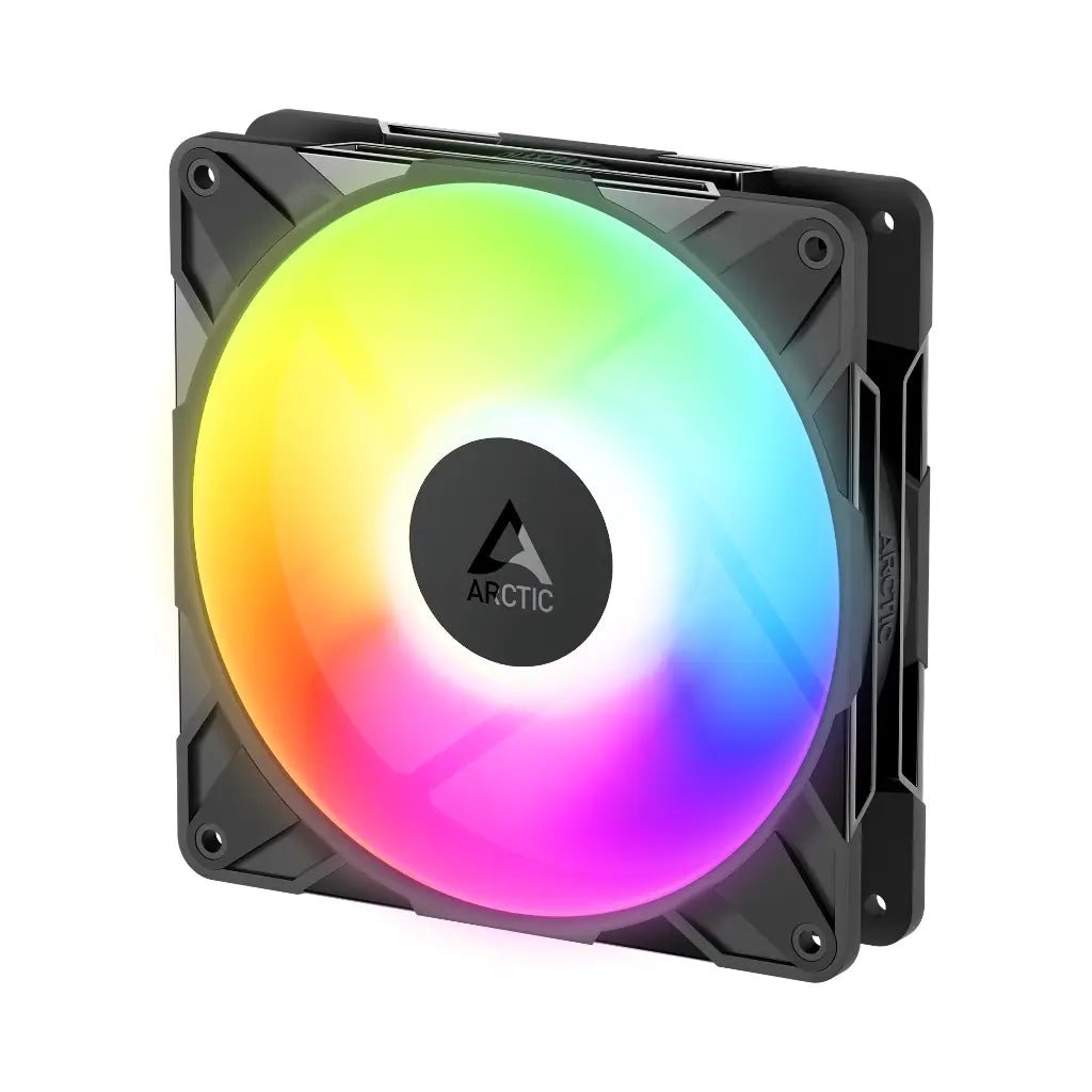 ARCTIC P14 Pro Reverse ARGB 140mm PWM High-Performance Case Cooling Fan - Black