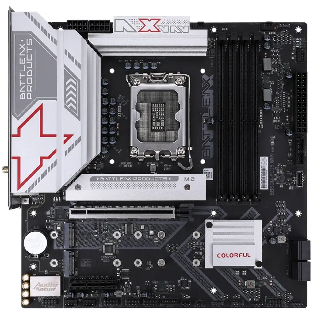 Colorful BATTLE-AX B860M-PLUS WIFI-V20 Micro-ATX Motherboard for Intel LGA 1851 with DDR5 Support