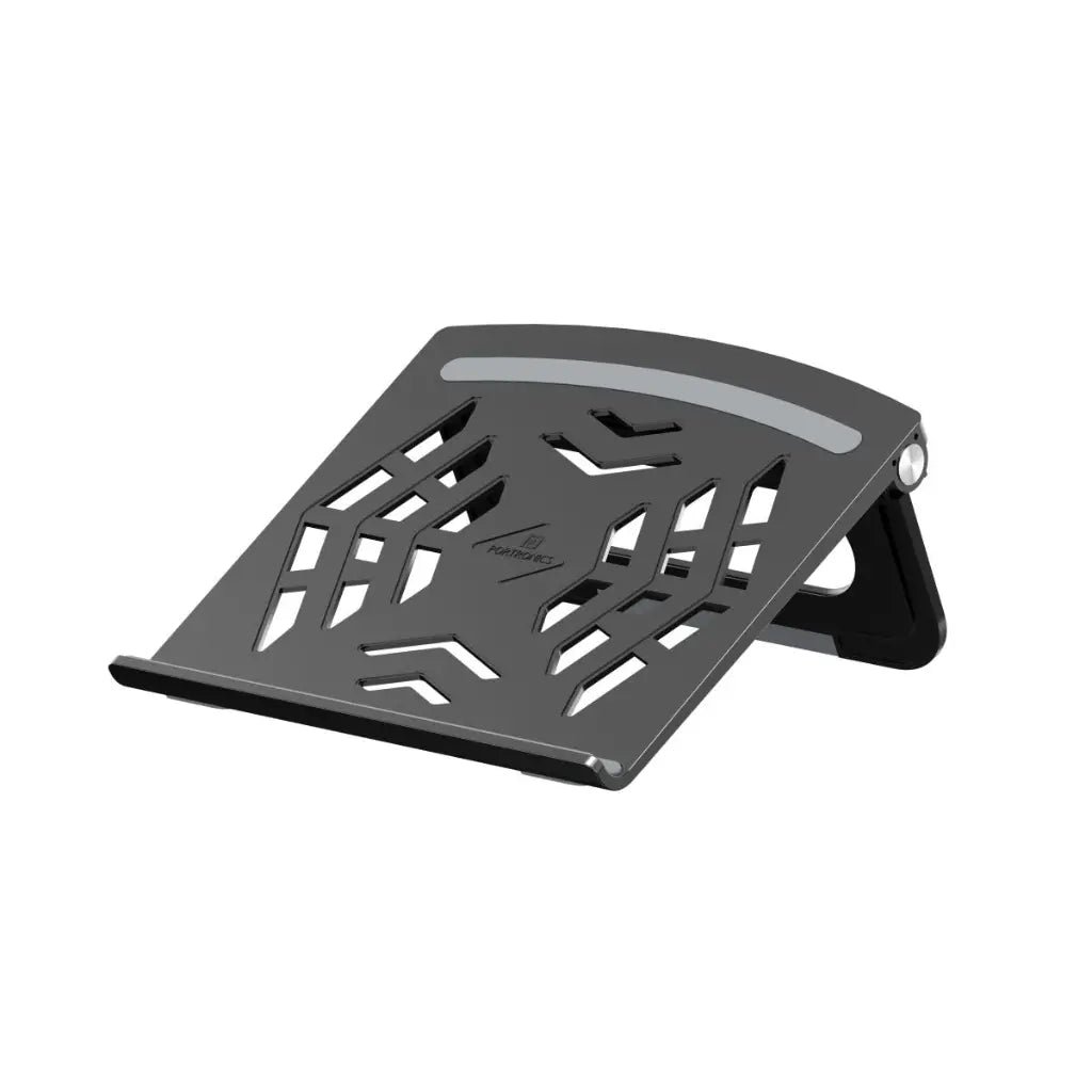 Portronics My Buddy Hexa 5 Foldable Laptop Stand with Adjustable Height and Ergonomic Design
