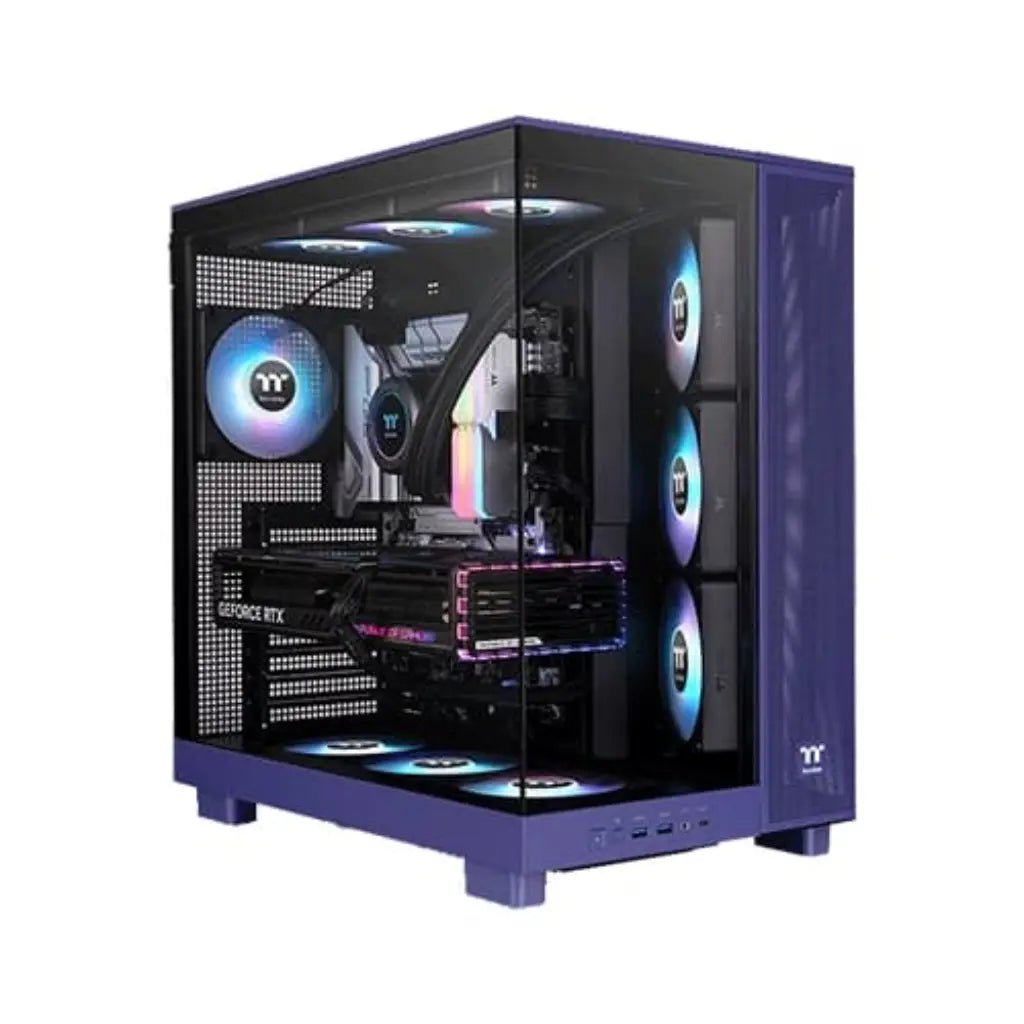 Thermaltake View 380 XL TG ARGB Mid Tower Tempered Glass PC Case - Future Dusk Edition