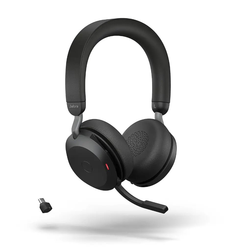 Jabra Evolve2 75 Professional Wireless Noise-Canceling Headset with USB-C Bluetooth Adapter