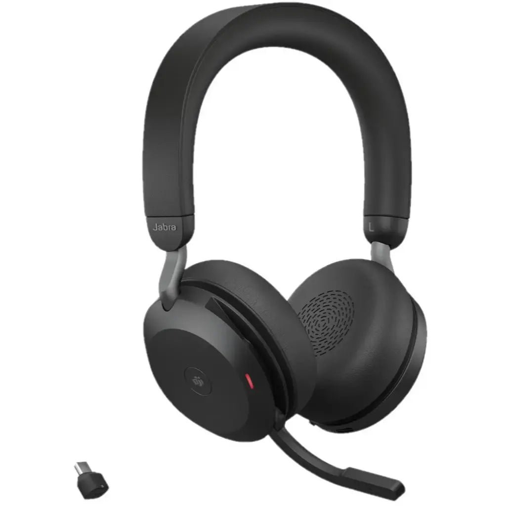 Jabra Evolve2 75 MS Professional Wireless Bluetooth Stereo Headset with Advanced Active Noise Cancellation