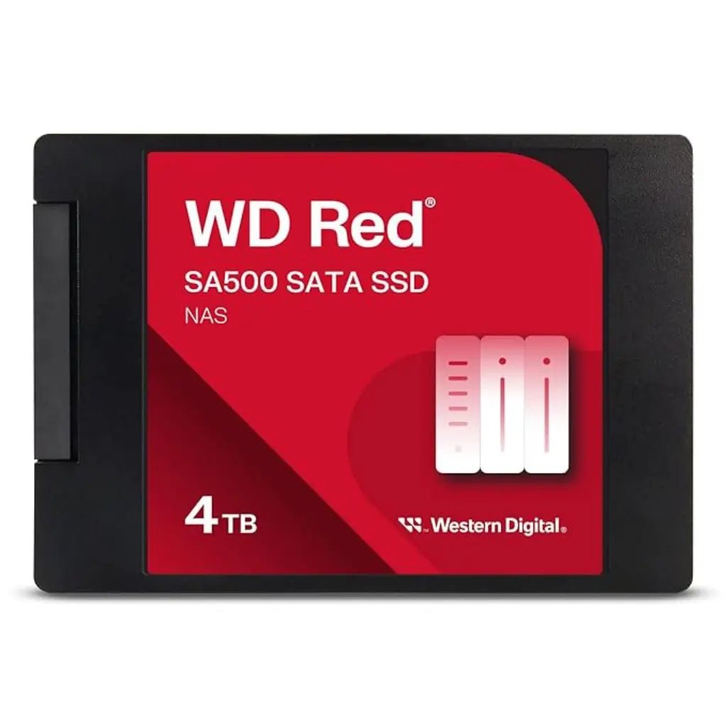 WD Red SA500 4TB NAS SATA 2.5-Inch Internal Solid State Drive (SSD) for Network Attached Storage
