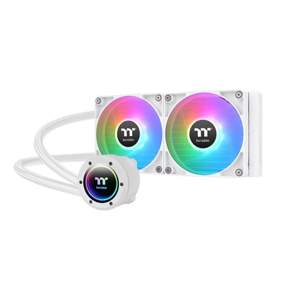 Thermaltake TH240 V2 ARGB Sync 240mm All-In-One CPU Liquid Cooler - Snow Edition