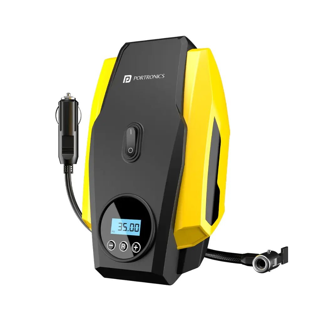 Portronics Vayu Lite POR 2006 Portable 150 PSI Digital Tyre Inflator with Auto Shut Off Feature
