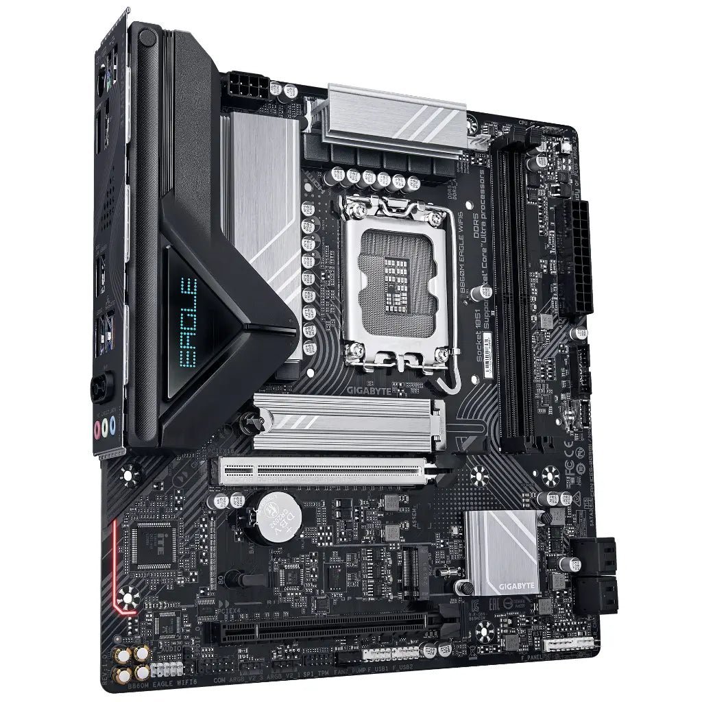 Gigabyte B860M EAGLE WiFi 6 Intel B860 LGA1700 DDR5 Micro-ATX Motherboard for Intel Core Processors