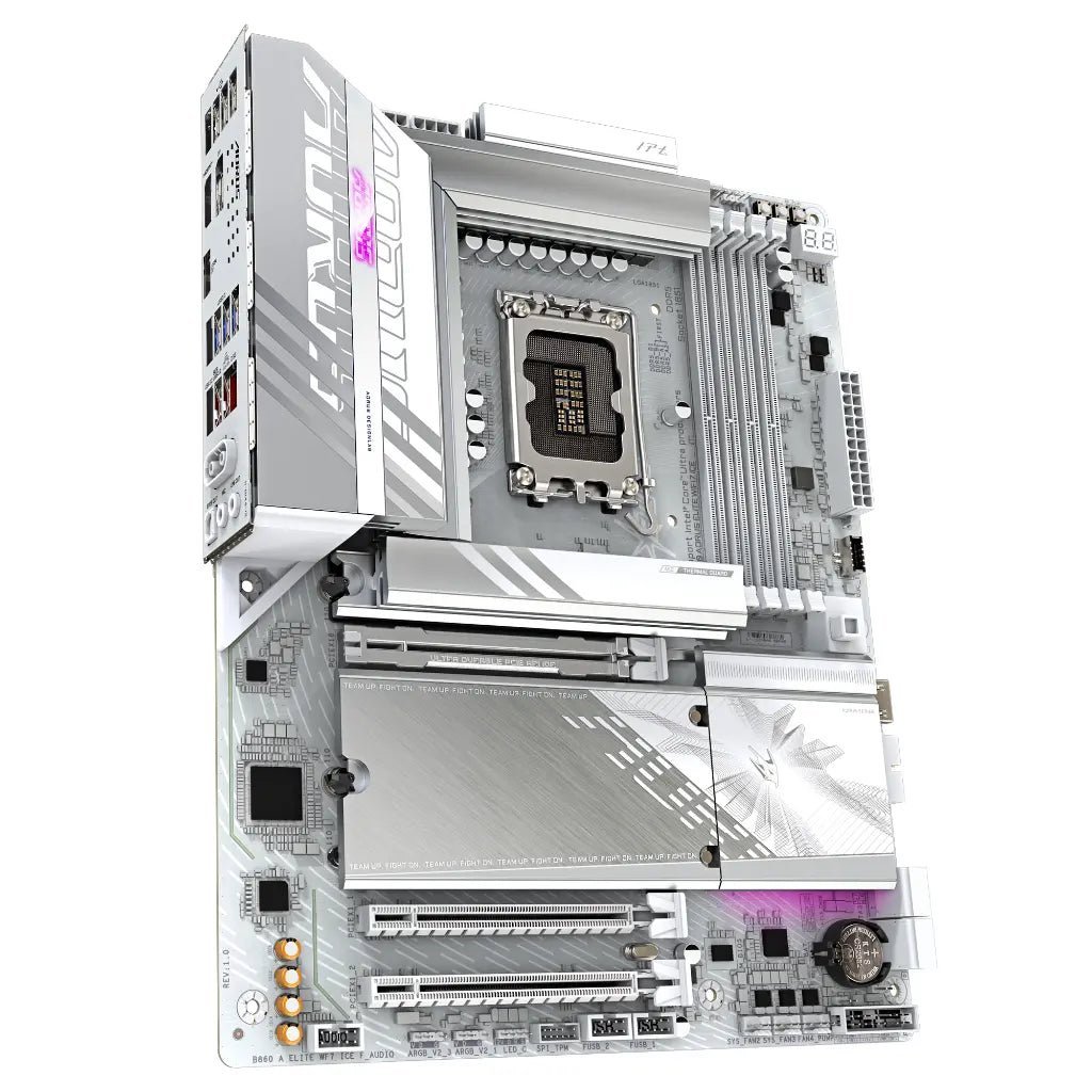 Gigabyte B860 AORUS ELITE WIFI7 ICE Intel B860 LGA1851 DDR5 ATX Gaming Motherboard