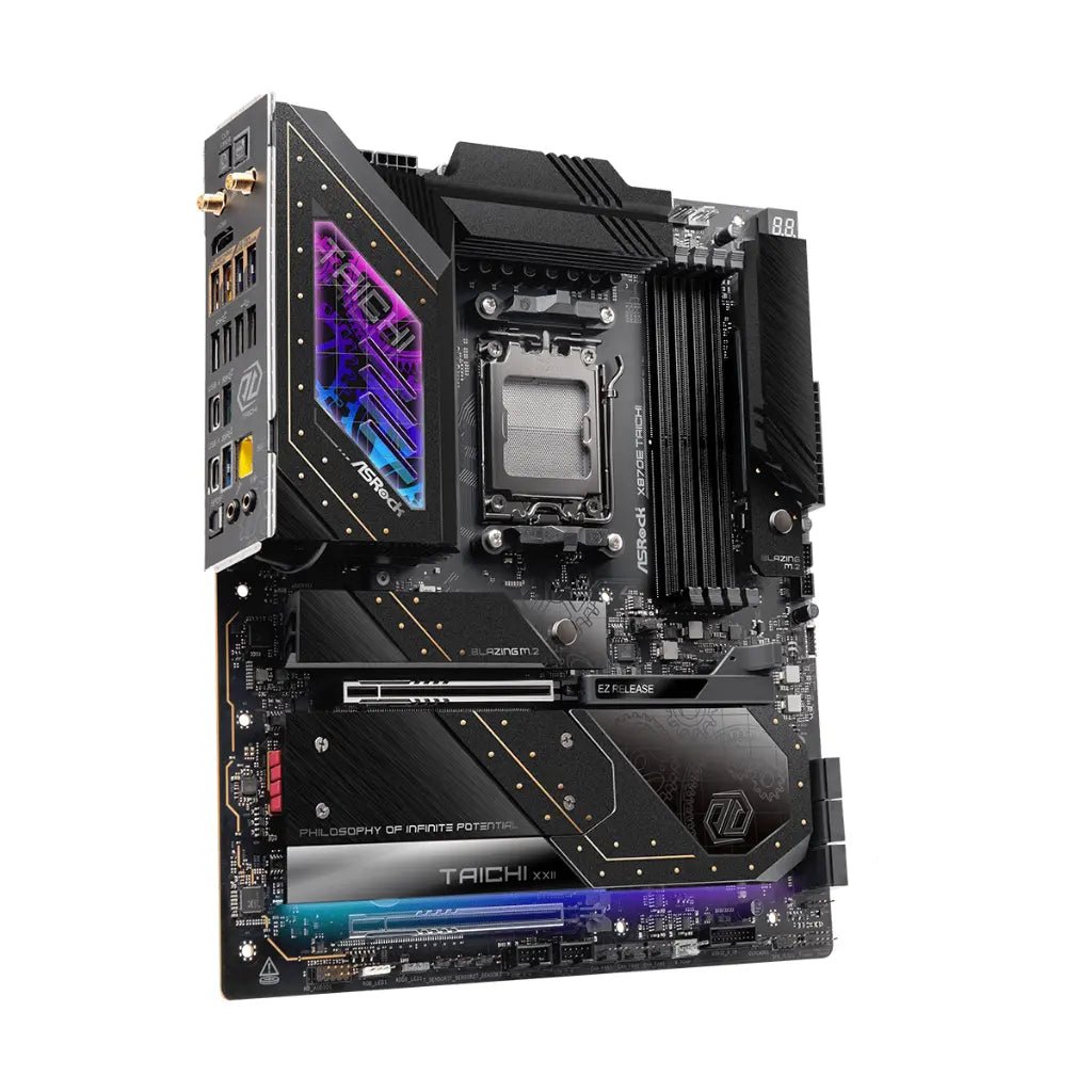 ASRock Taichi X870E AMD X870E AM5 E-ATX Motherboard with DDR5 Support and WiFi 7