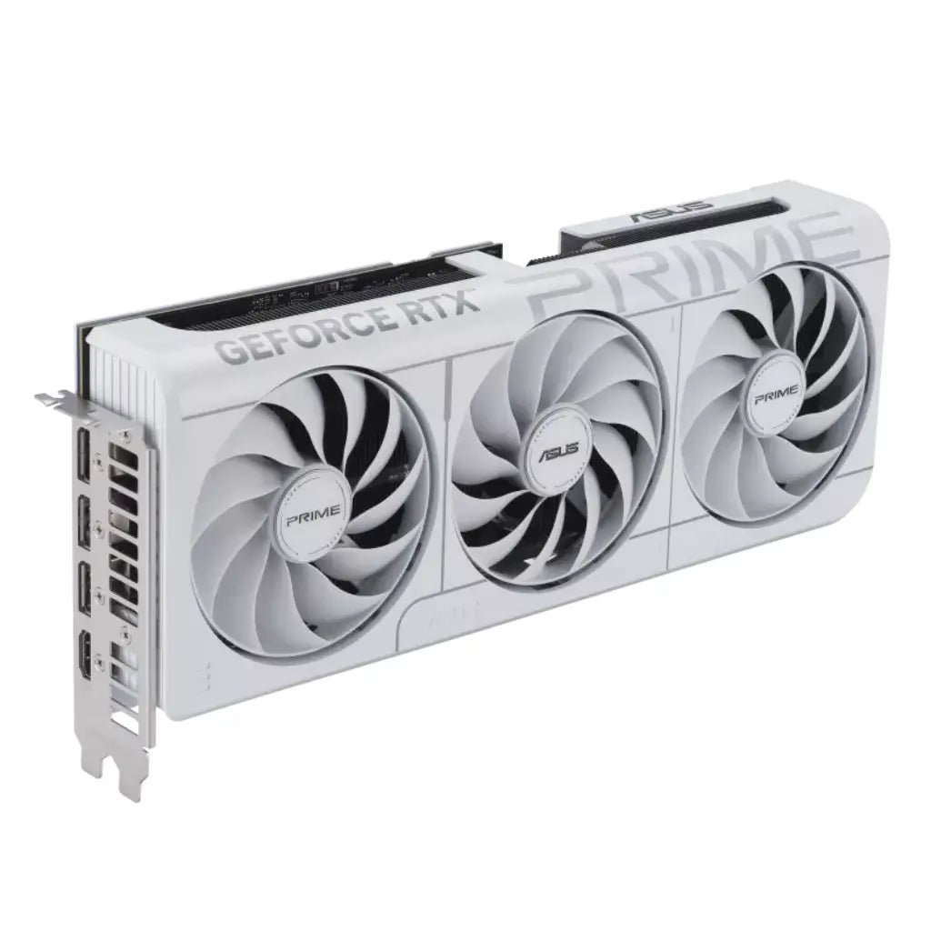 ASUS Prime NVIDIA GeForce RTX 5070 White Overclocked Edition 12GB GDDR7 PCIe 5.0 Gaming Graphics Card