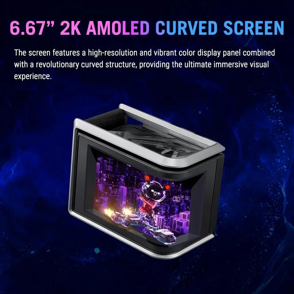 ASUS ROG Ryuo IV 360 ARGB All-in-One Liquid CPU Cooler with 6.67-Inch AMOLED Display