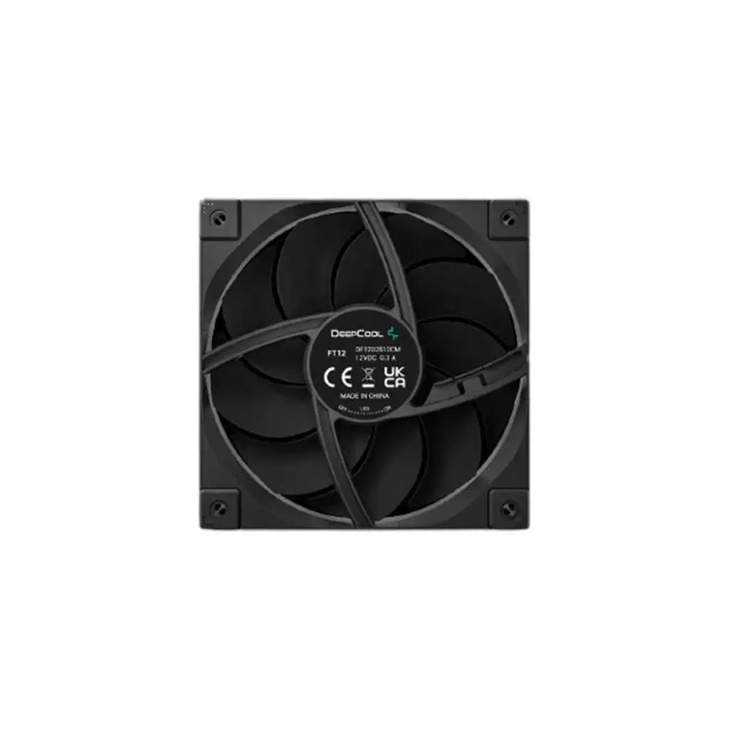 DeepCool FT12 120mm PWM High-Performance Computer Case Cooling Fan - Black