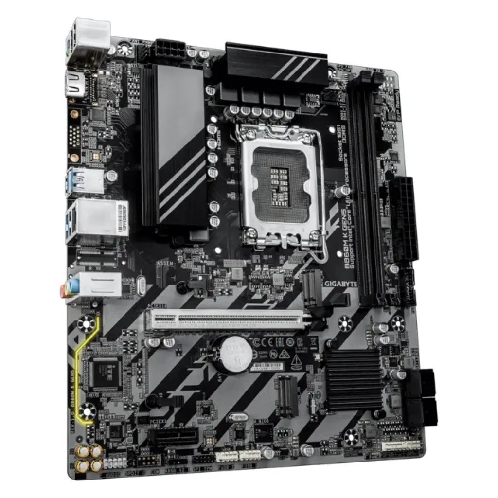 Gigabyte B860M K GEN5 Intel LGA1851 Micro ATX Motherboard with DDR5 Support