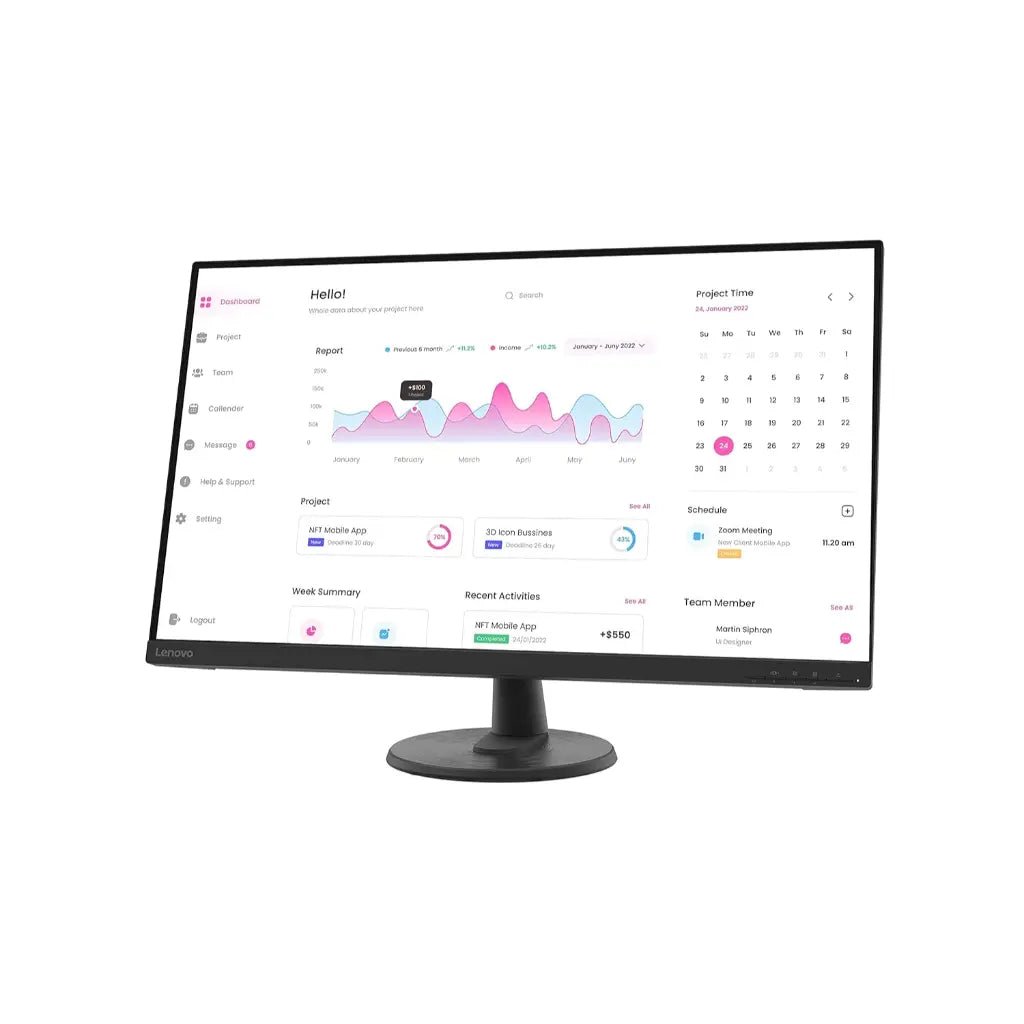 Lenovo D32-40 31.5-inch Full HD 1080p 60Hz VA LED Monitor with Anti-Glare Display