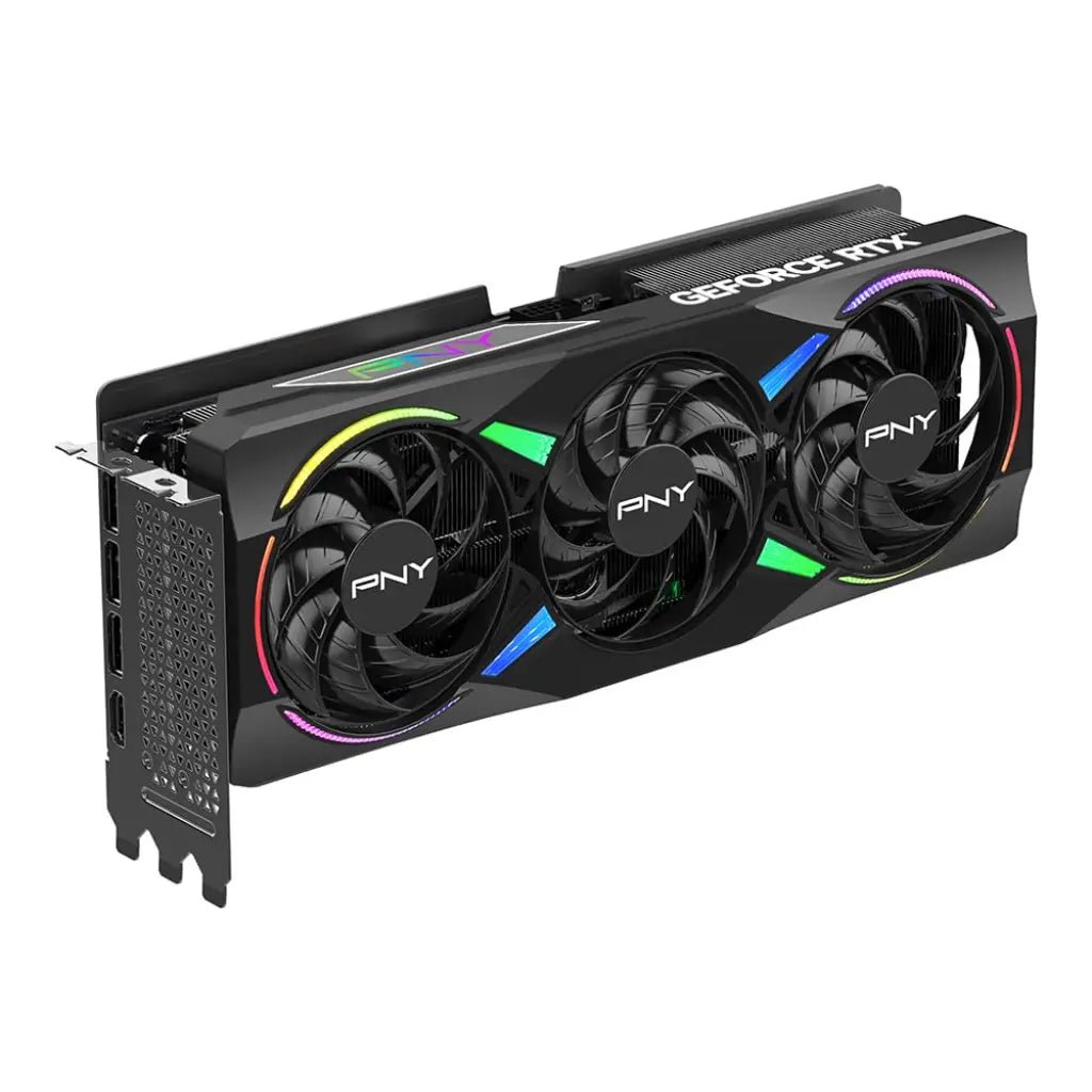 PNY GeForce RTX 5070 Ti 16GB GDDR7 ARGB Overclocked Triple Fan Gaming Graphics Card