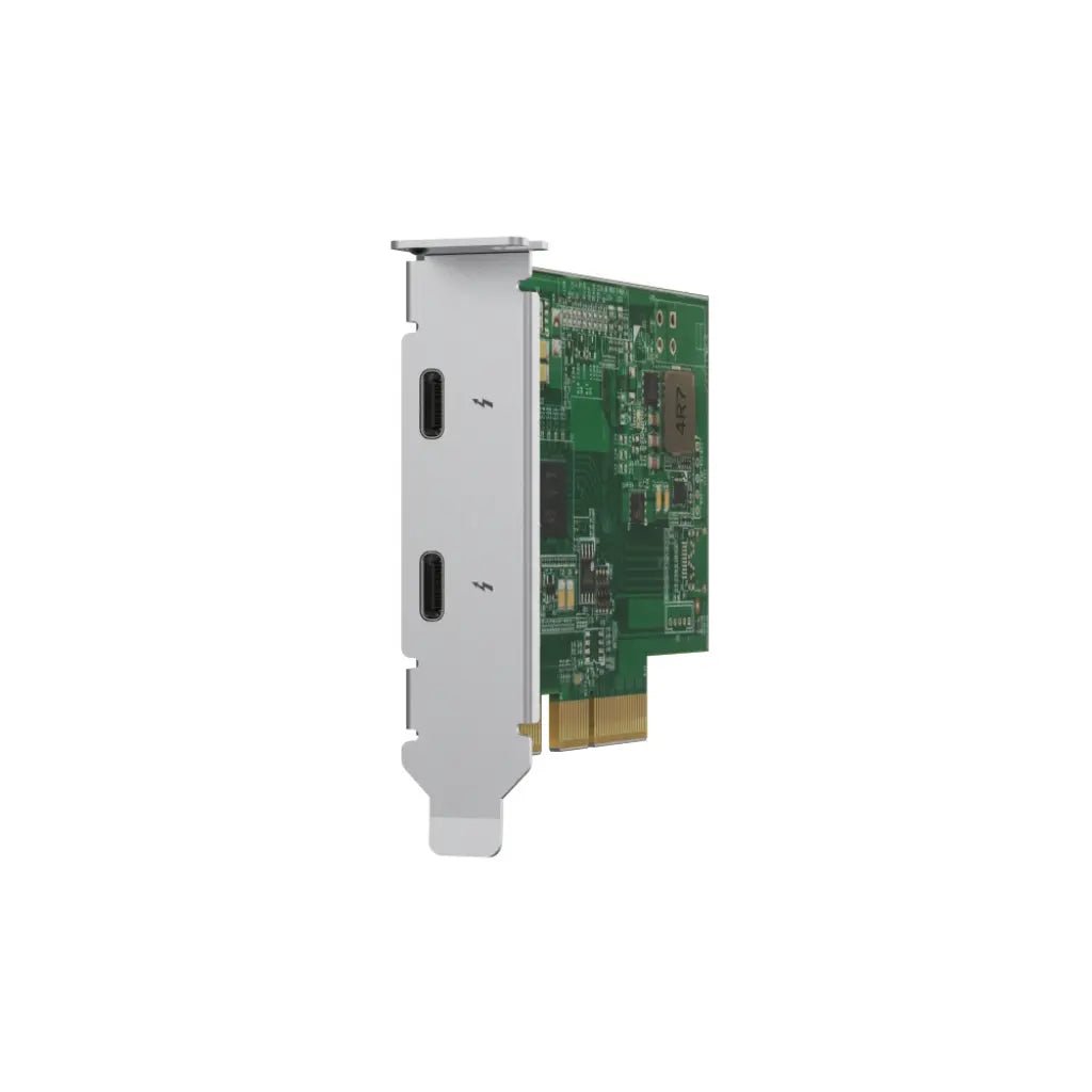QNAP QXP-T32P Thunderbolt 3 Dual-Port PCIe 3.0 x4 Expansion Card for QNAP NAS Systems