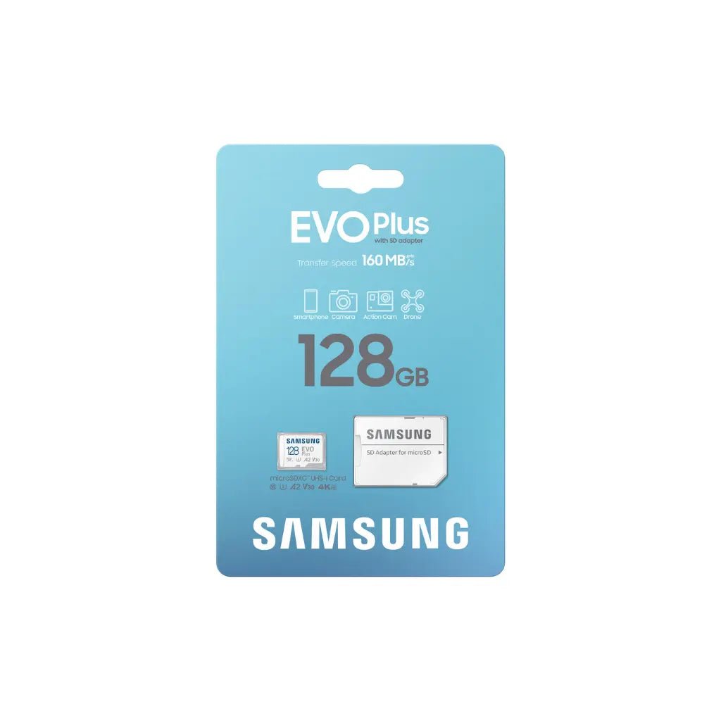 Samsung EVO Plus 128GB microSDXC Memory Card with Adapter - High Speed UHS-I