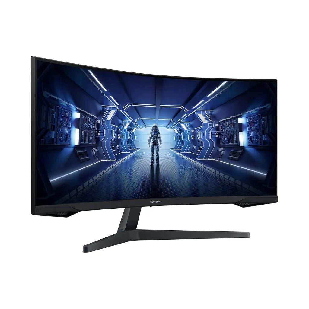 Samsung Odyssey G5 34-Inch WQHD 165Hz 1ms Curved Gaming Monitor with FreeSync Premium (LC34G55TWWWXXL)