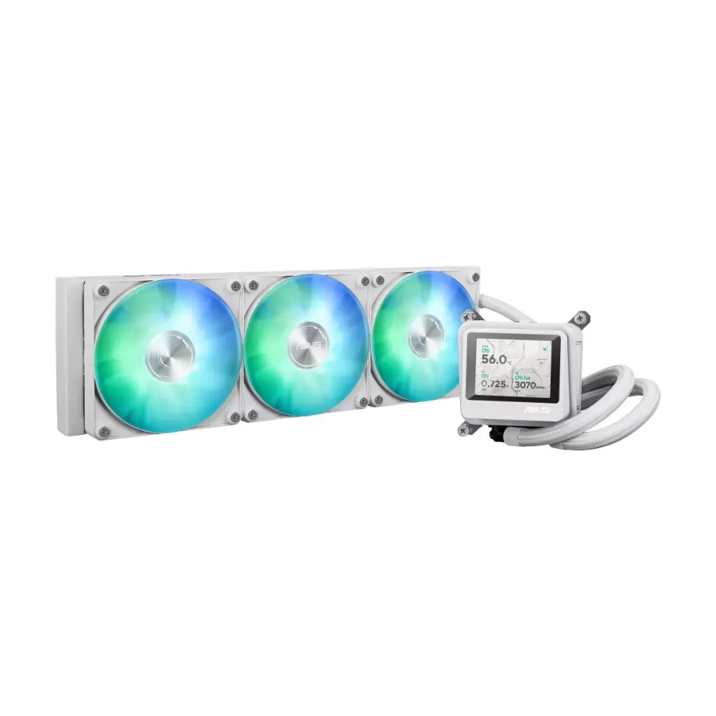 ASUS ROG RYUO III 360 ARGB LCD 360mm All-In-One Liquid CPU Cooler - White Edition