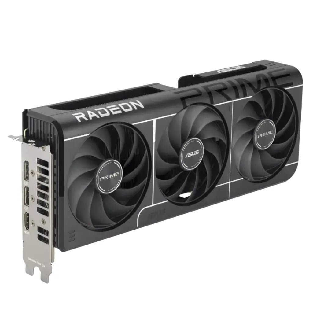 ASUS Prime AMD Radeon RX 9060 XT OC Edition 16GB GDDR6 Triple-Fan Gaming Graphics Card