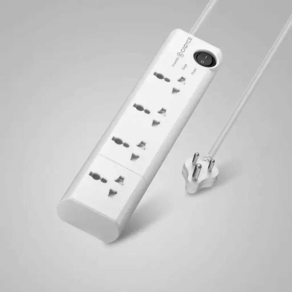 Cadyce CA-4SPS 4-Socket Universal Surge Protector with Child Safety Shutters and Overload Protection