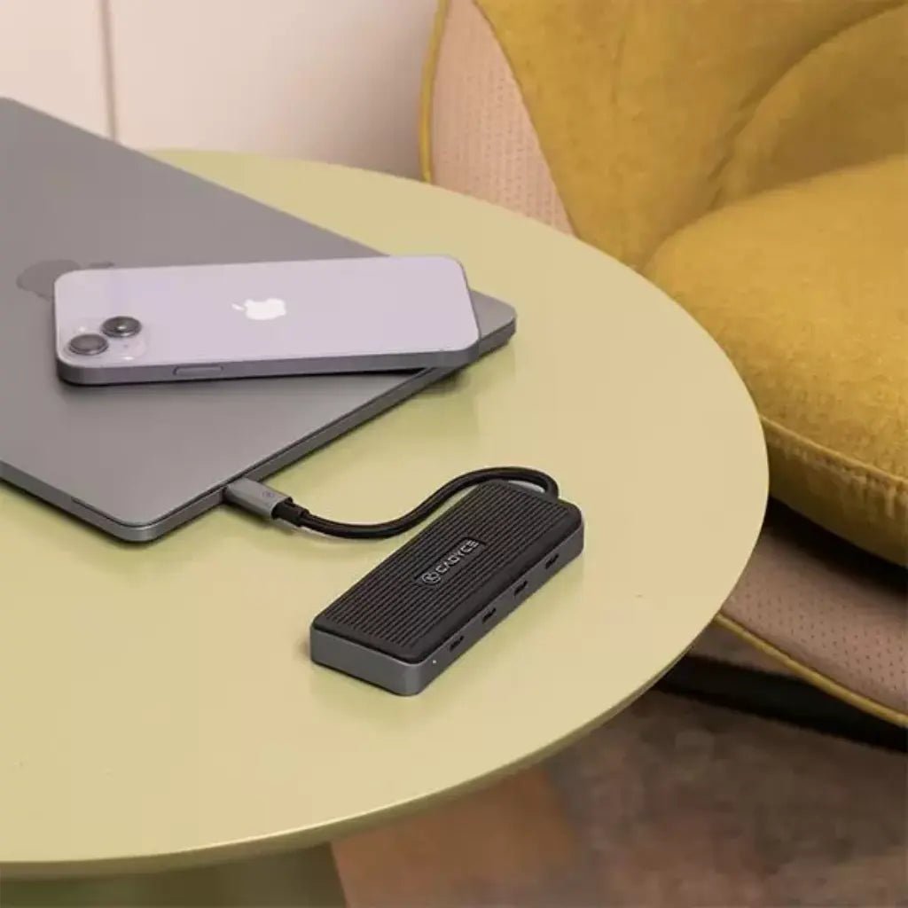 Cadyce CA-CC4H10G USB-C to USB-C 3.1 Gen2 4-Port Data and Charging Hub