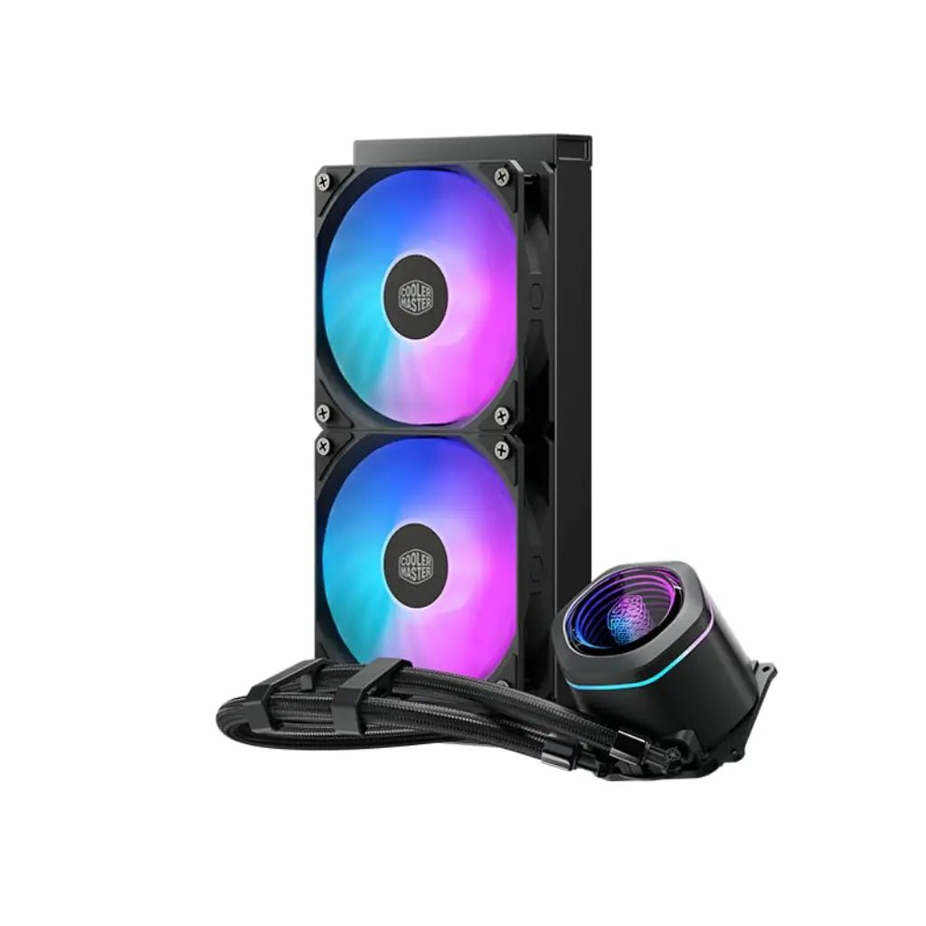 Cooler Master MasterLiquid 240mm Core Nex ARGB All-In-One Liquid CPU Cooler - Black