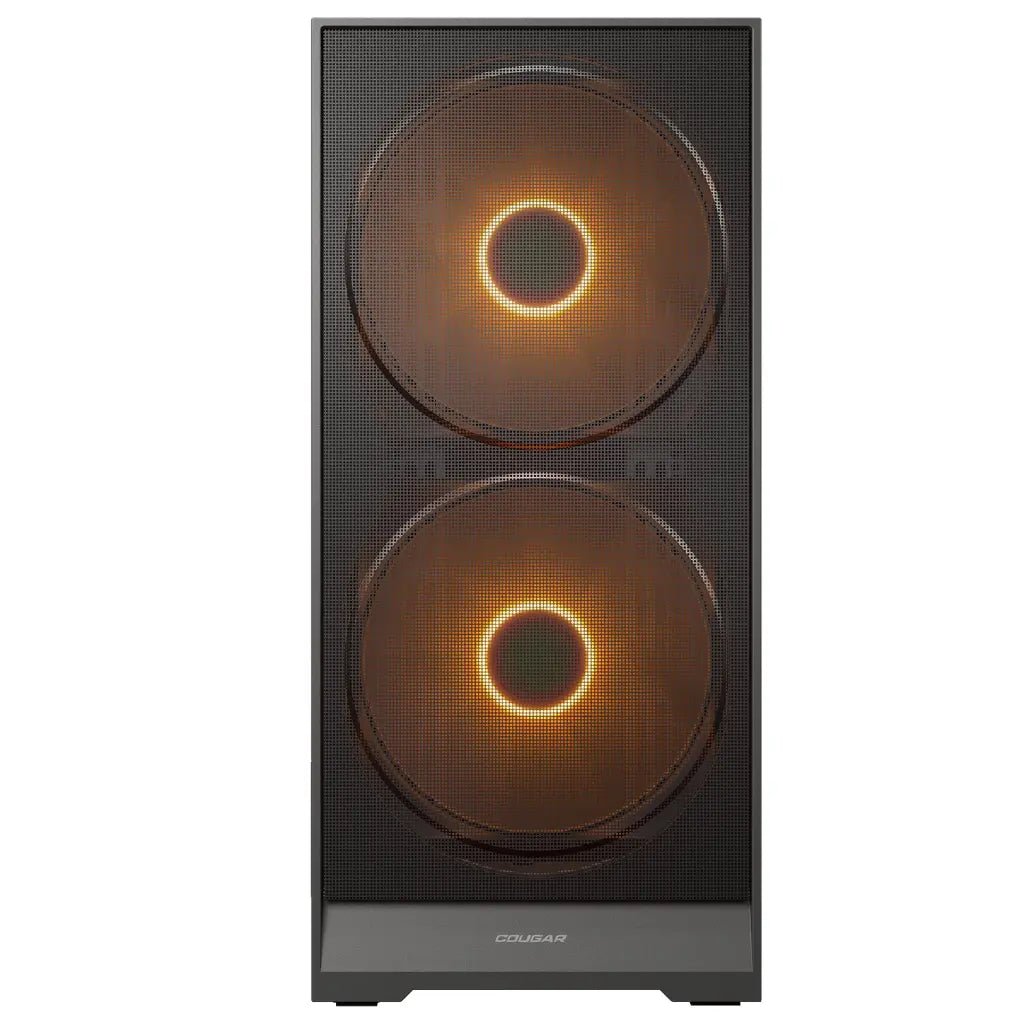 Cougar Airface 180 Mid Tower PC Case with Dual 180mm ARGB Fans and Tempered Glass Side Panel